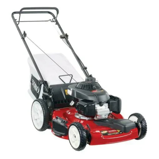 gas mower, 22-inch 170cc OHV engine high-wheel RWD 3-in-1 with height adjustment, oil included - Image 2