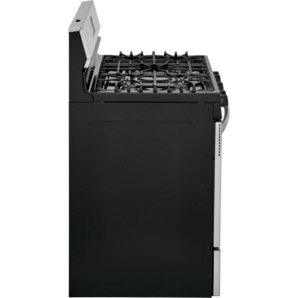 Frigidaire 30 in. 5 Burner Freestanding Gas Range in Stainless Steel FCRG3052AS - Image 10
